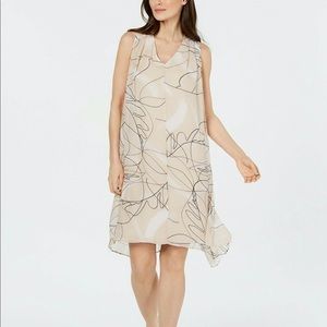 Alfani Swing Style Chiffon Overlay Dress. XXL. New